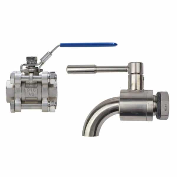 Taphaner til gryder - 3/4" S-kurve