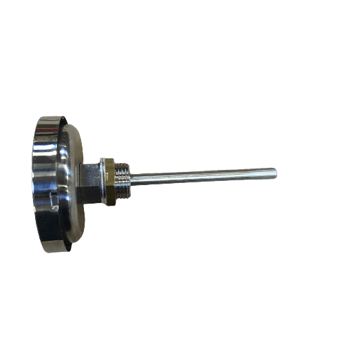 Røgtermometer Rustfri Stål - Lang føler 100mm - Billede 2