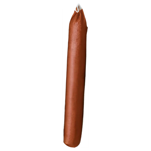 Kunsttarme til spegepølser - Ø58mm, 40 cm lang, Rødbrun